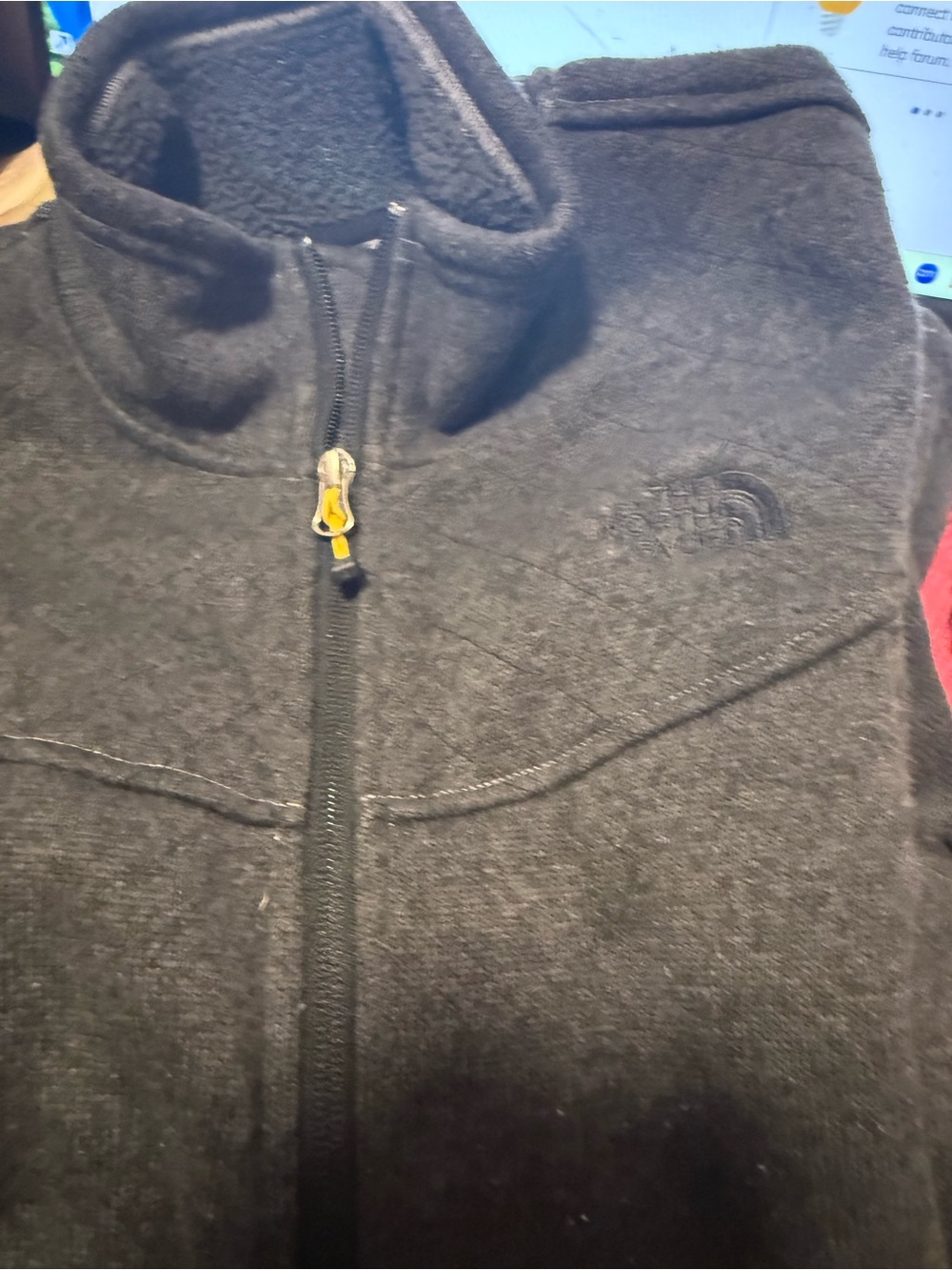 The North Face Black Embroidered Logo Fleece